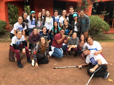 Meeting of young people from the Faith and Light in the America