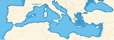 Map Mediterranean Sea