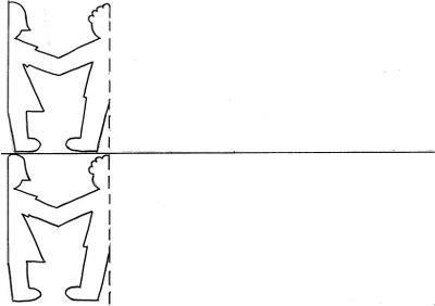 12  Ribambelle Gabarit à imprimer découper