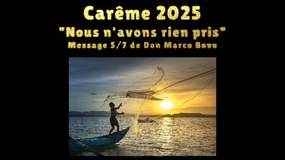 Cuaresma 2025 : "No hemos cogido nada"