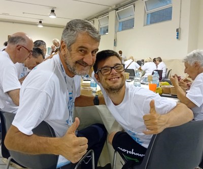 Peregrinación a Pompeya por los 50 años de Fe y Luz en Italia