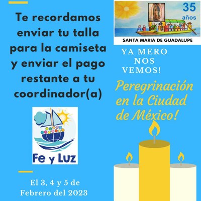 pèlerinage 35 ans de Foi et Lumière Mexique