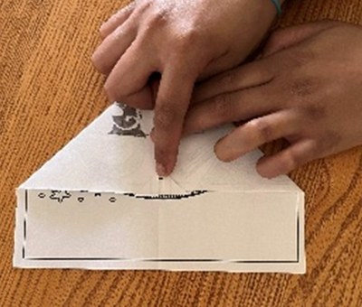16.  Avion en papier   chapitre 4  pliage 2